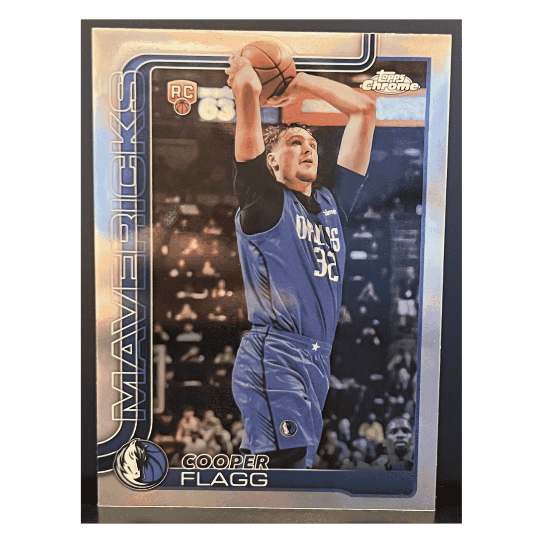 Cooper Flagg 2025 Topps Chrome Refractor Rookie RC Card #251