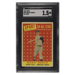 
Mickey Mantle SGC 1.5 1958 Topps All-Star Card