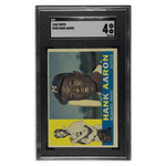 
Hank Aaron SGC 4 1960 Topps Card