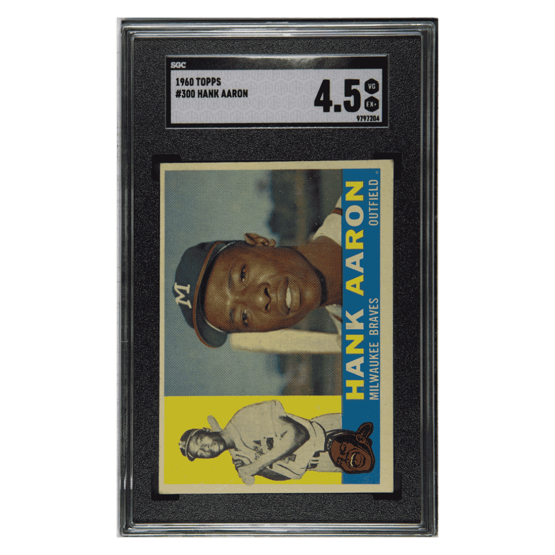 Hank Aaron SGC 4.5 1960 Topps Card #300