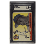 
Hank Aaron SGC 1.5 1955 Topps Card