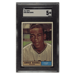 
Ernie Banks SGC 5 1961 Topps Card