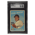
Stan Musial SGC 1.5 1959 Topps Card