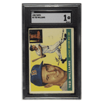 
Ted Williams SGC 1 1955 Topps Card