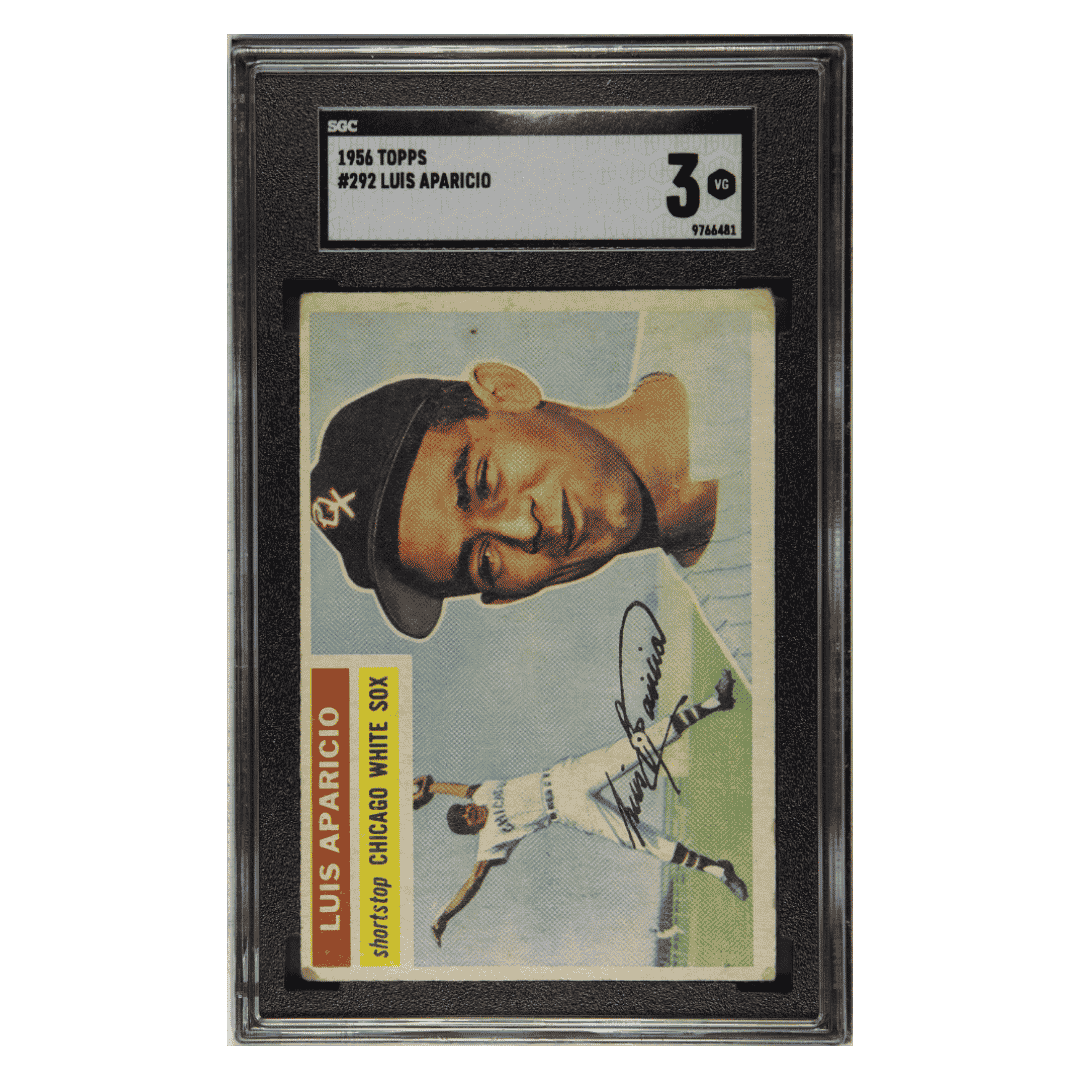 Luis Aparicio SGC 3 1956 Topps Card #292