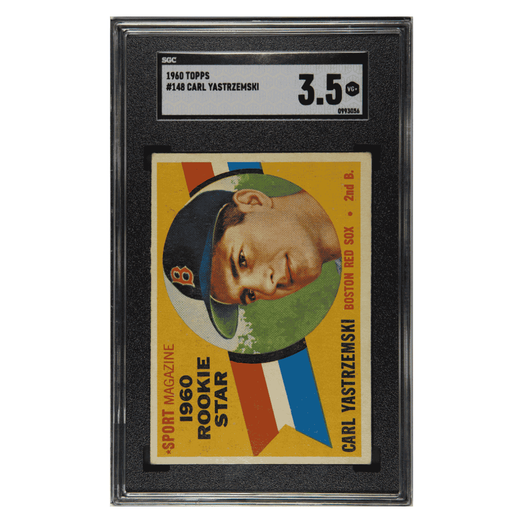 Carl Yastrzemski SGC 3.5 1960 Topps Rookie RC Card #148