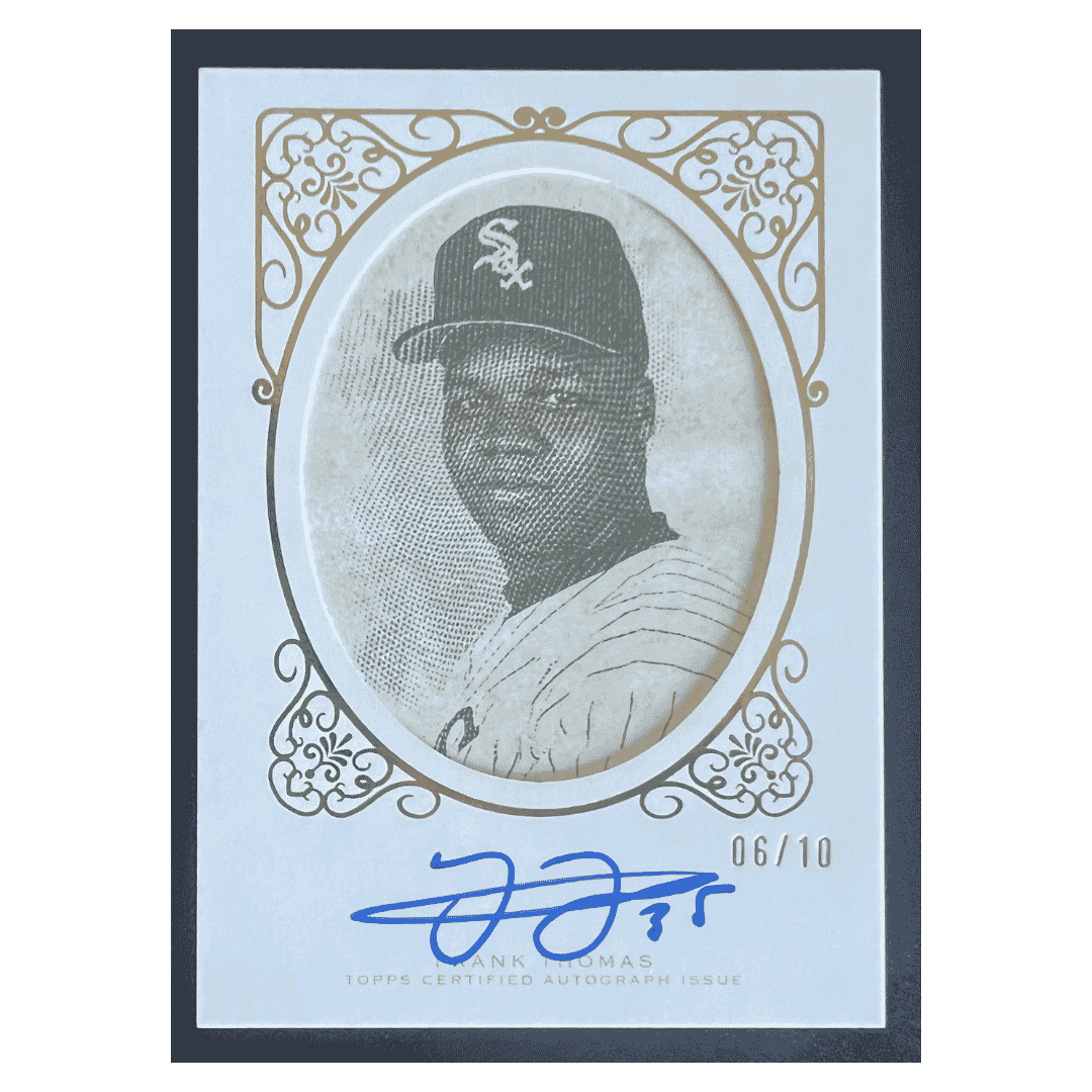 Frank Thomas 2026 Topps Allen & Ginter Certified Autograph Issue #d/ 10 Card #CDVA-FT