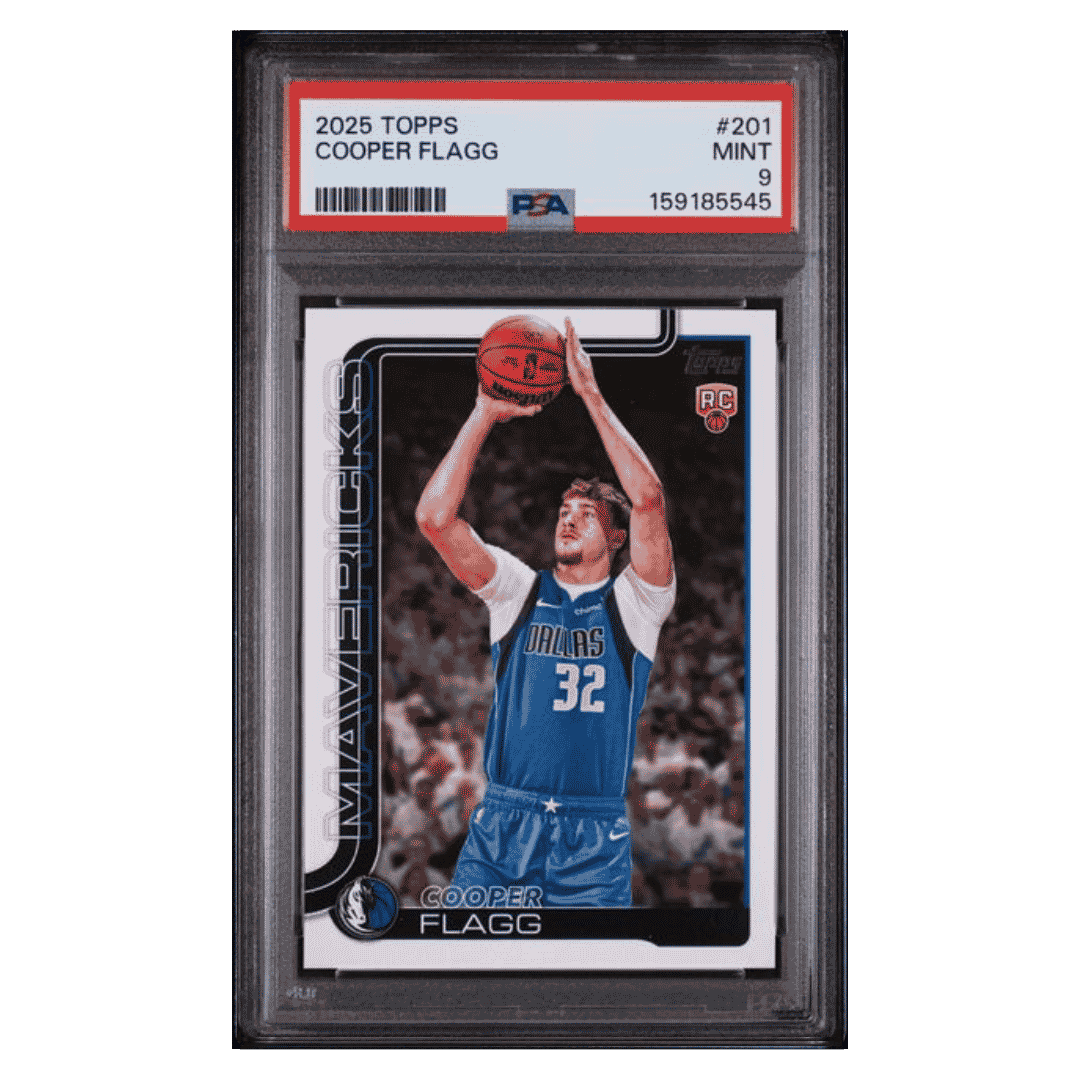 Cooper Flagg PSA 9 2025 Topps Rookie RC Card #201