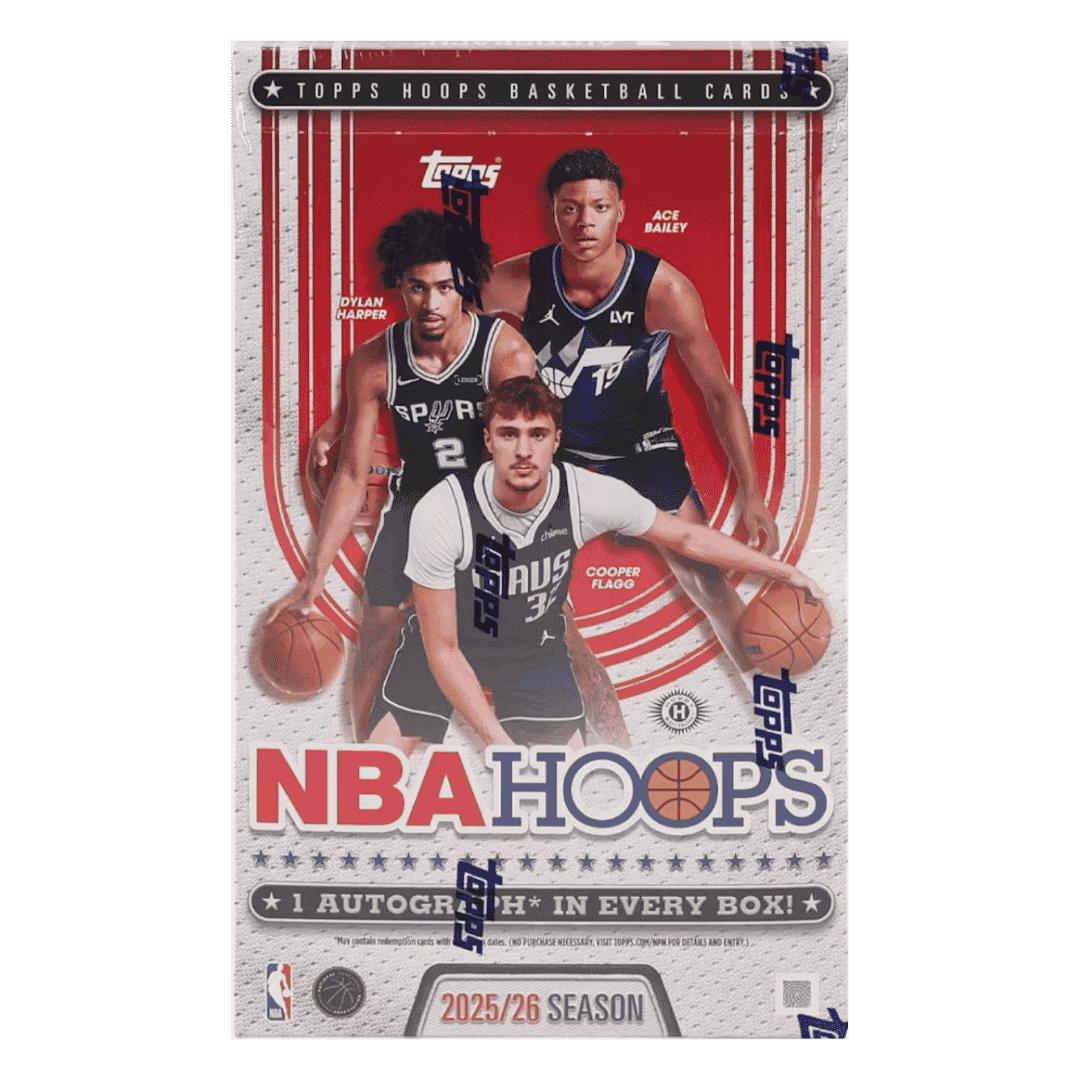 2025-26 Topps NBA Hoops Basketball Hobby Box