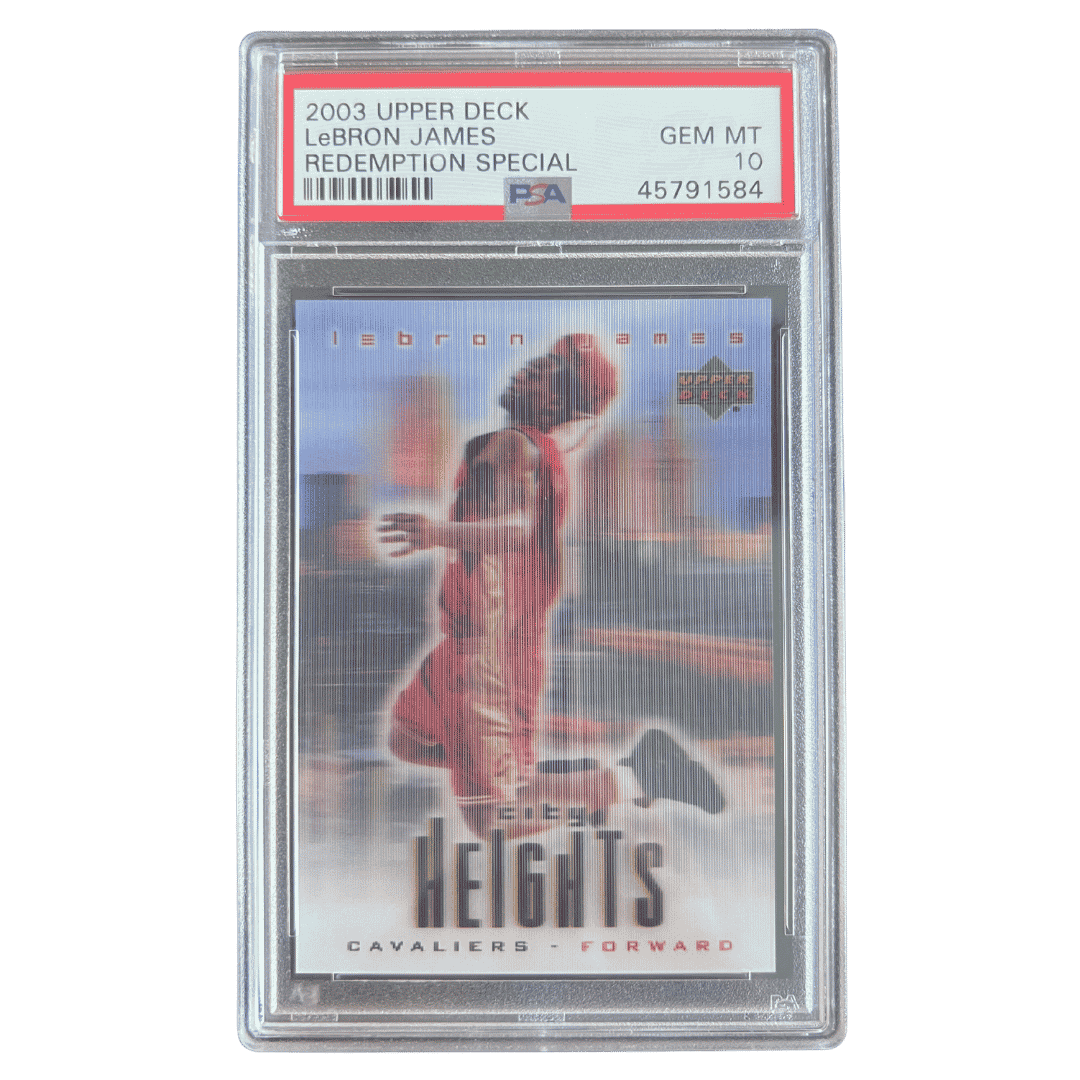 LeBron James PSA 10 2003 Upper Deck Redemption Special Card
