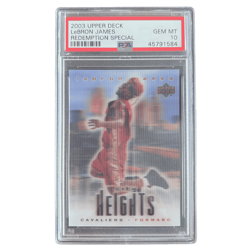 LeBron James PSA 10 2003 Upper Deck Redemption Special Card
