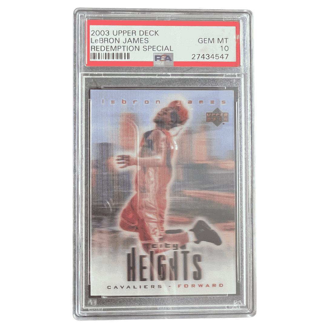 LeBron James PSA 10 2003 Upper Deck Redemption Special Card