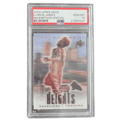 LeBron James PSA 10 2003 Upper Deck Redemption Special Card