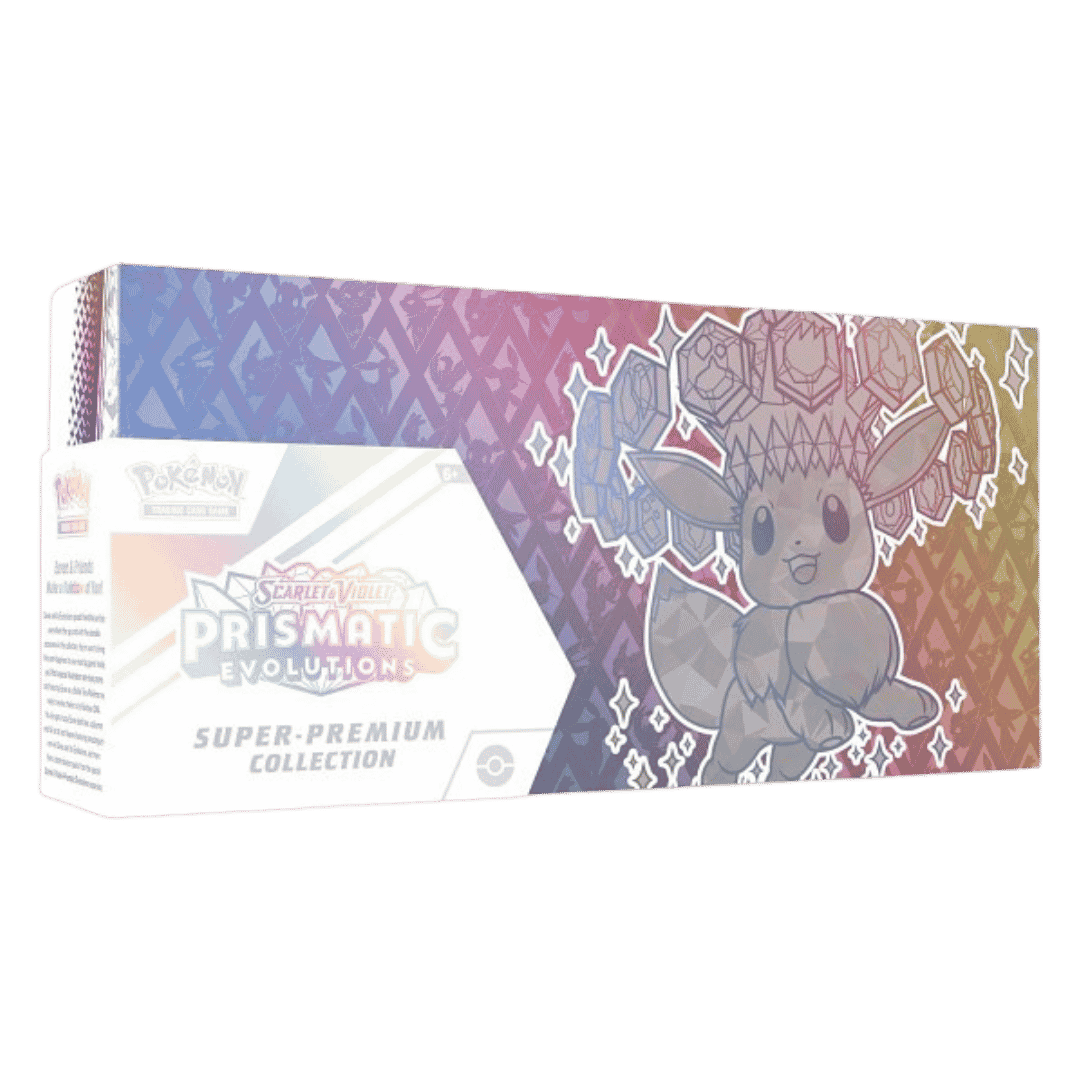 Pokemon TCG: Scarlet & Violet Prismatic Evolutions Super Premium Collection Box