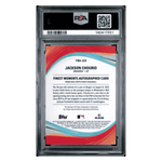 
Jackson Chourio PSA 9 2025 Topps Finest Moments Autograph Card
