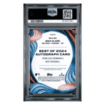 
Max Clark PSA 9 2024 Bowman's Best - Best of 2024 Autograph Refractor Card