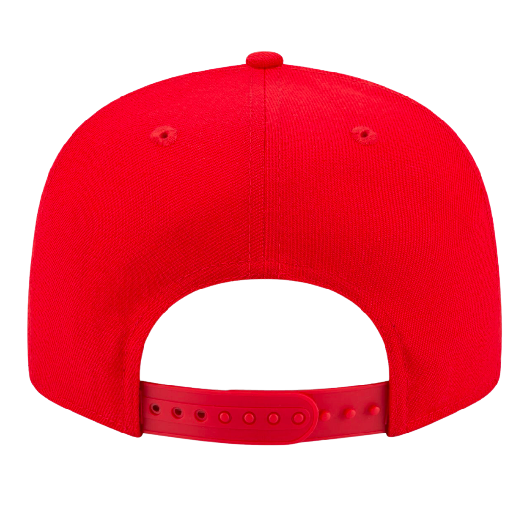 Kansas City Chiefs Icon Patch New Era Red 9FIFTY Adjustable Snapback Hat