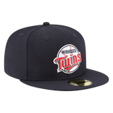 Minnesota Twins Cooperstown Collection Wool New Era Navy 59FIFTY Fitted Hat