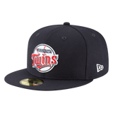 Minnesota Twins Cooperstown Collection Wool New Era Navy 59FIFTY Fitted Hat