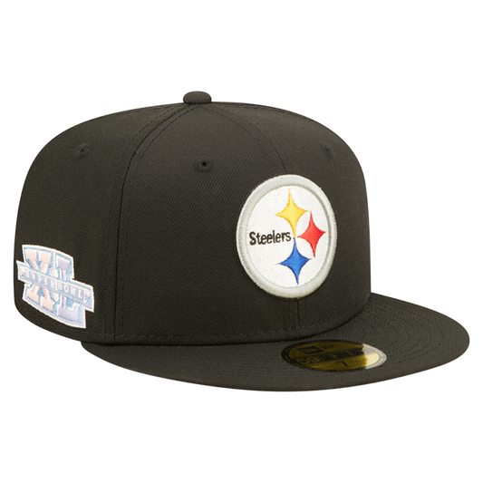 Pittsburgh Steelers Super Bowl XL Pink Pop Sweat 59FIFTY Fitted Hat