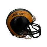 Kurt Warner St Louis Rams Autographed Throwback Mini Speed Helmet - Tristar COA