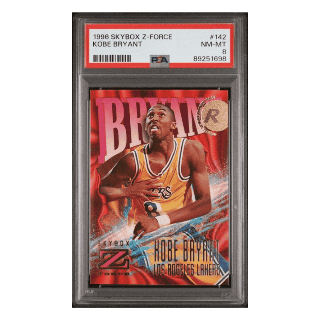 Kobe Bryant PSA 8 1996 Skybox Z-Force Card #142