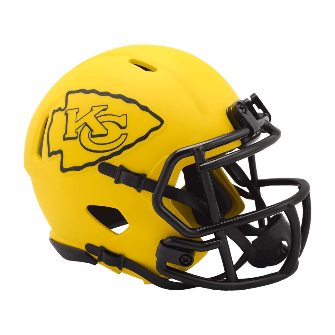Kansas City Chiefs Rave Speed Riddell Mini Football Helmet