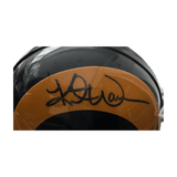 Kurt Warner St Louis Rams Autographed Throwback Mini Speed Helmet - Tristar COA