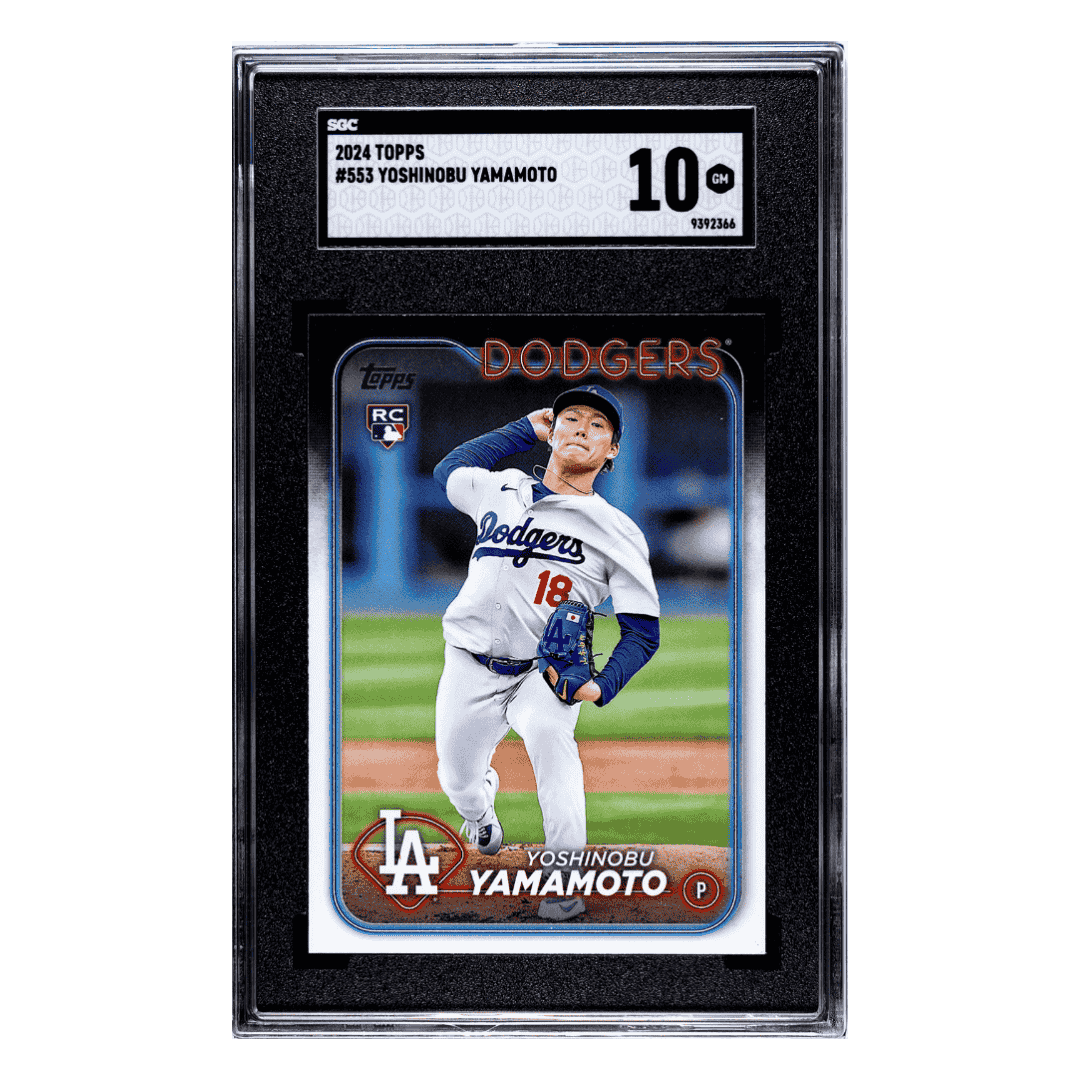 Yoshinobu Yamamoto SGC 10 2024 Topps Card #553