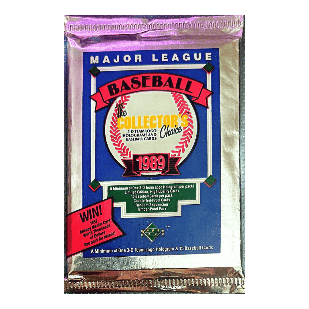 1989 Upper Deck Collector's Choice Baseball Edition - Single Pack