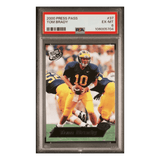 Tom Brady PSA 6 2000 Press Pass Card #37