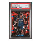 Paolo Banchero PSA 10 2022 Panini Select Red Cracked Ice Rookie RC Card #72
