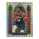 Giannis Antetokounmpo 2019-20 Panini Mosaic Stained Glass SSP Card #7