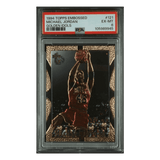 Michael Jordan PSA 6 1994 Topps Embossed Golden Idols Card #121