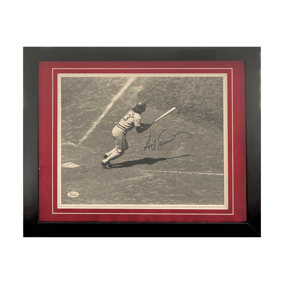 Ted Simmons St Louis Cardinals Autographed Framed 11x14 Photo - JSA COA