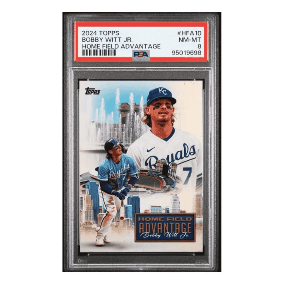Bobby Witt Jr PSA 8 2024 Topps Home Field Advantage Card #HFA10