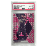 LeBron James PSA 10 2019 Panini Mosaic Pink Camo Card #8
