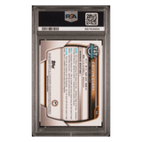 Caitlin Clark PSA 9 2022 Topps Bowman University Pink Refractor Card #50