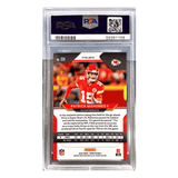 Patrick Mahomes PSA 9 2020 Panini Prizm Red/White/Blue Prizm Card #124