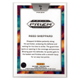 Reed Sheppard 2024 Panini Prizm Draft Picks Black Color Blast SSP Rookie RC Card #3