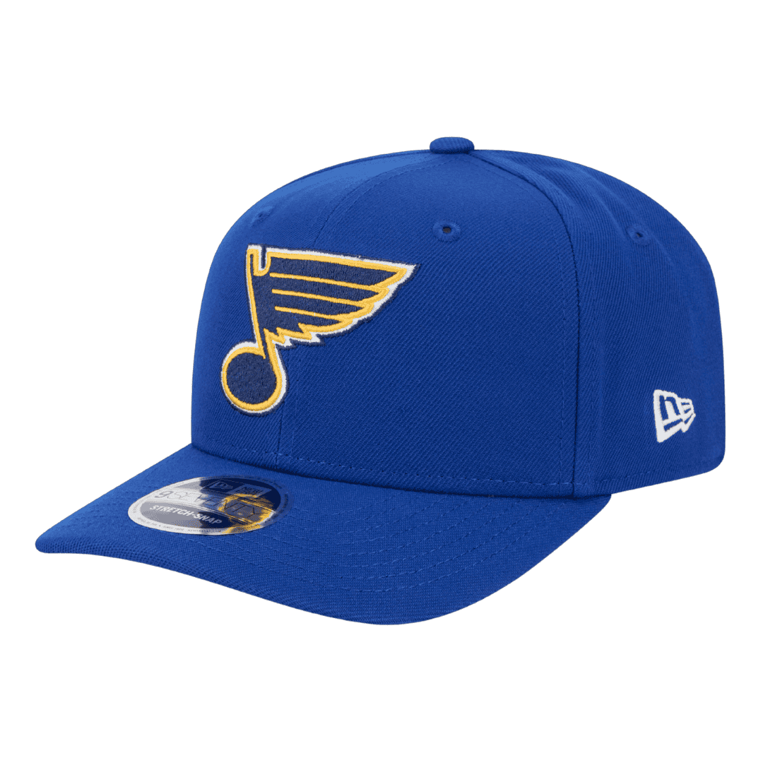 St Louis Blues Official Team Color New Era Blue 9SEVENTY Stretch-Snap Hat