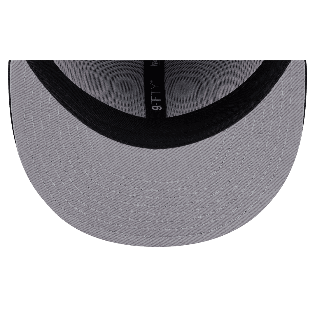 Boston Bruins Trucker Meshback New Era Black 9FIFTY Adjustable Snapback Hat