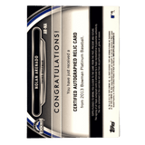 Nolan Arenado 2013 Bowman Platinum Patch Auto Refractor Card #AR-NA