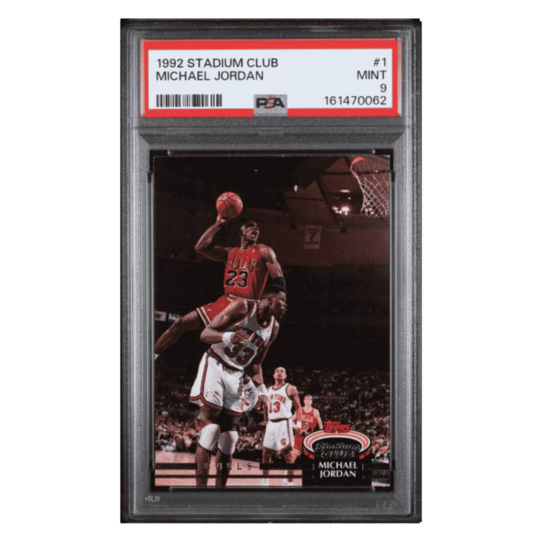Michael Jordan PSA 9 1992 Stadium Club Card #1