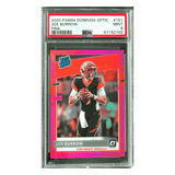 Joe Burrow PSA 9 2020 Panini Donruss Optic Pink Rated Rookie Card #151