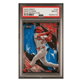 Masyn Winn PSA 8 2024 Topps Finest Blue Refractor #d/150 Card #143