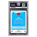 Joe Burrow PSA 9 2020 Panini Donruss Optic Pink Rated Rookie Card #151