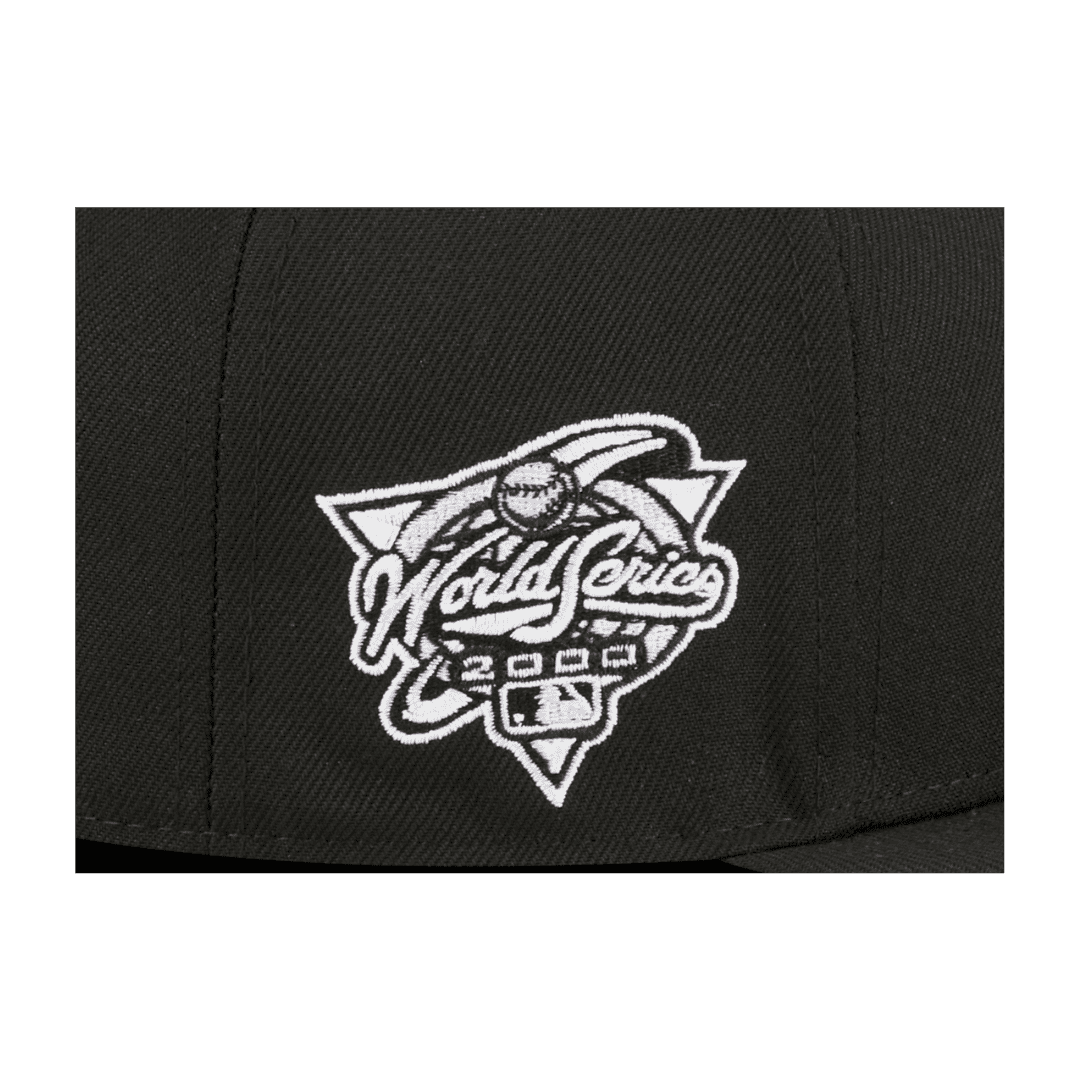 New York Yankees 2000 World Series Side Patch New Era Black/White 59FIFTY Fitted Hat