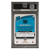 Saquon Barkley PSA 10 2018 Panini Donruss Rated Rookie Card #306