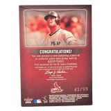 Albert Pujols 2005 Fleer Patchworks Property of Jersey 4 Color Jersey Patch Swatch #d /99 Card #PO-AP